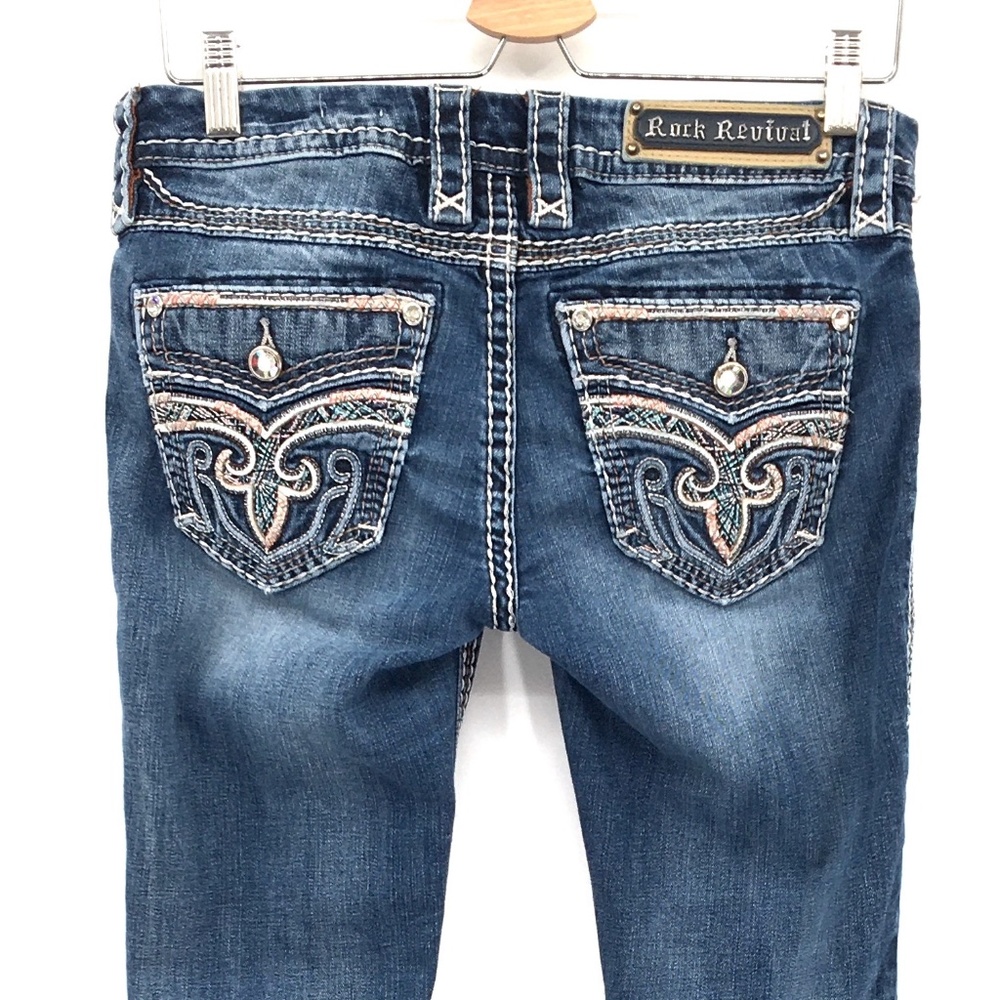 Rock Revival Tali Boot cut bootcut bling pocket